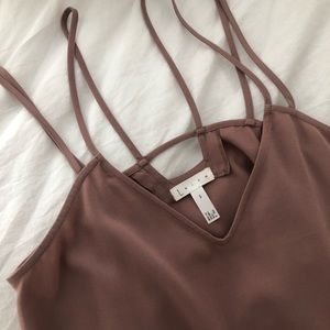Leith size small mauve tank top